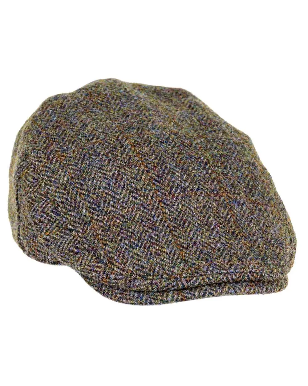 Heather Highland Harris Tweed Flat Cap