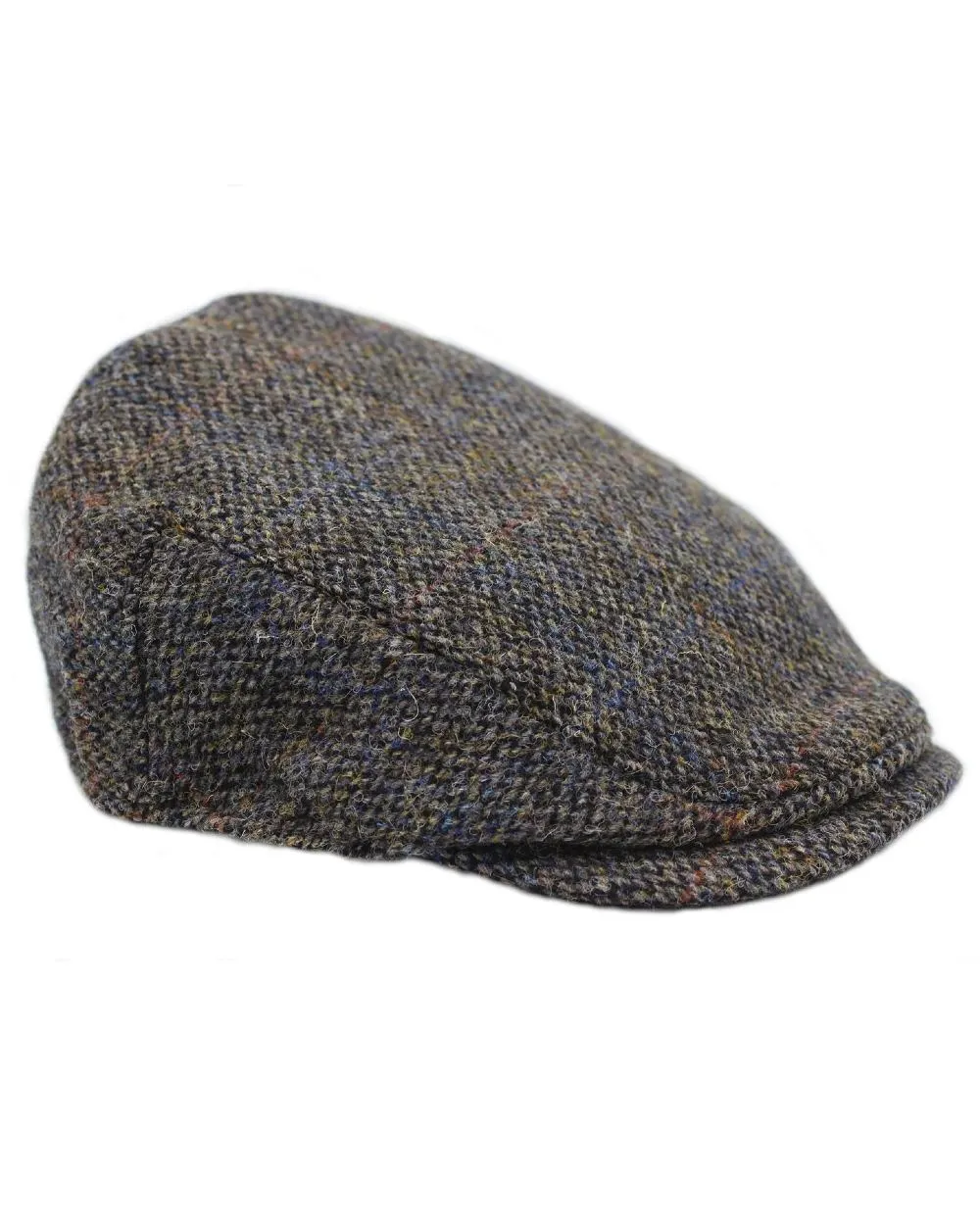 Heather Highland Harris Tweed Flat Cap
