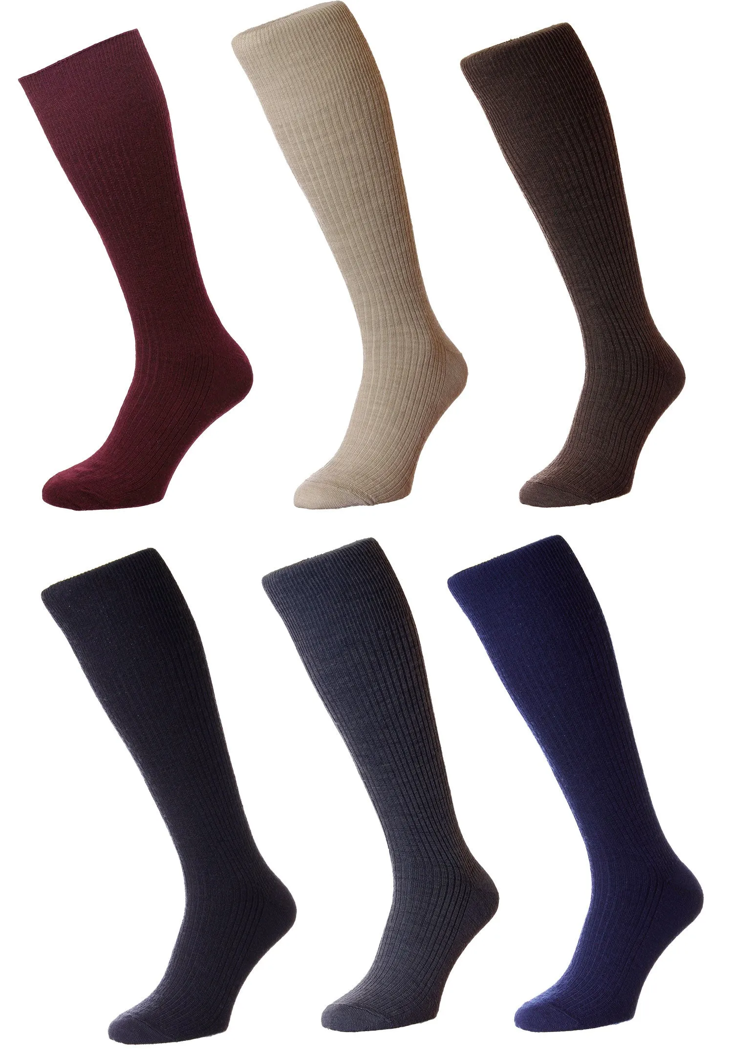 HJ Hall Immaculate Half Hose Sock Wool Rich