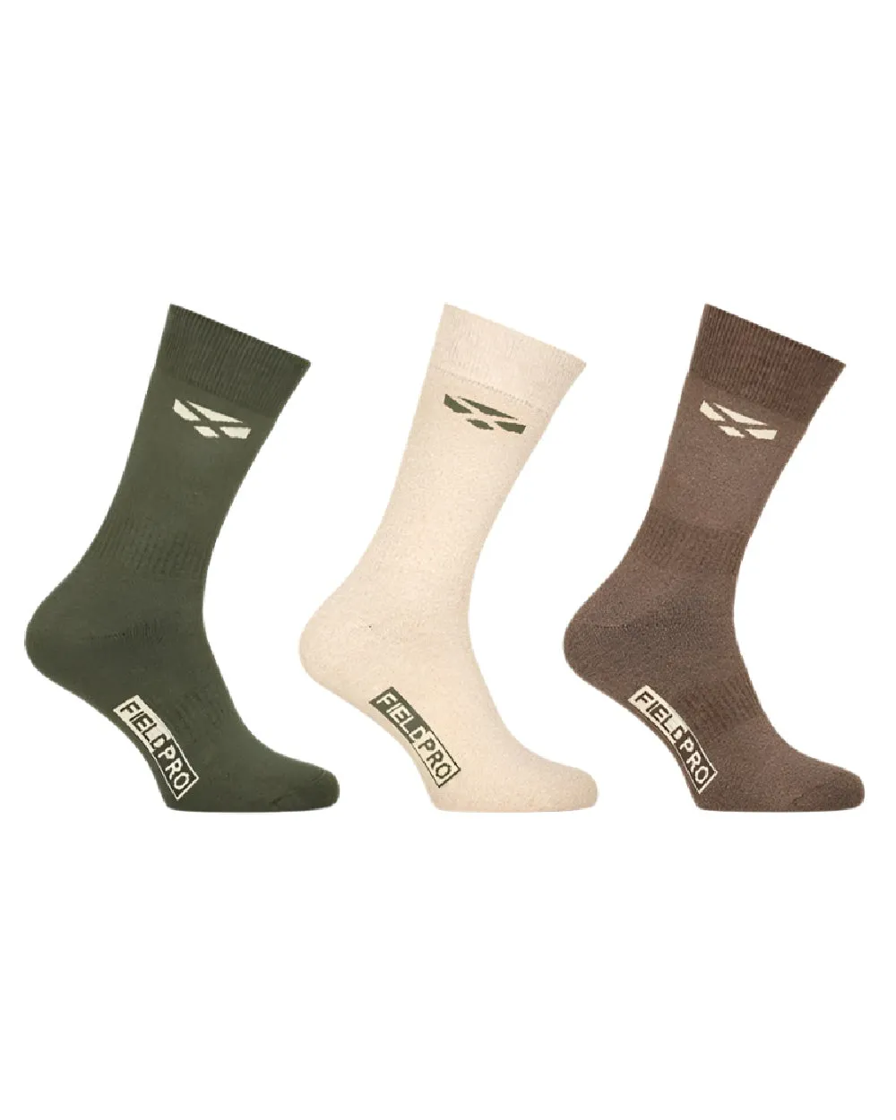 Hoggs of Fife Field Pro Country Socks Triple Pack