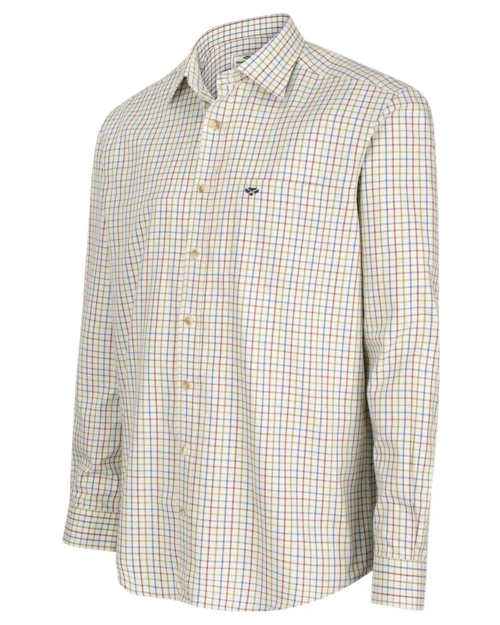 Hoggs of Fife Inverness Pure Cotton Tattersall Shirt