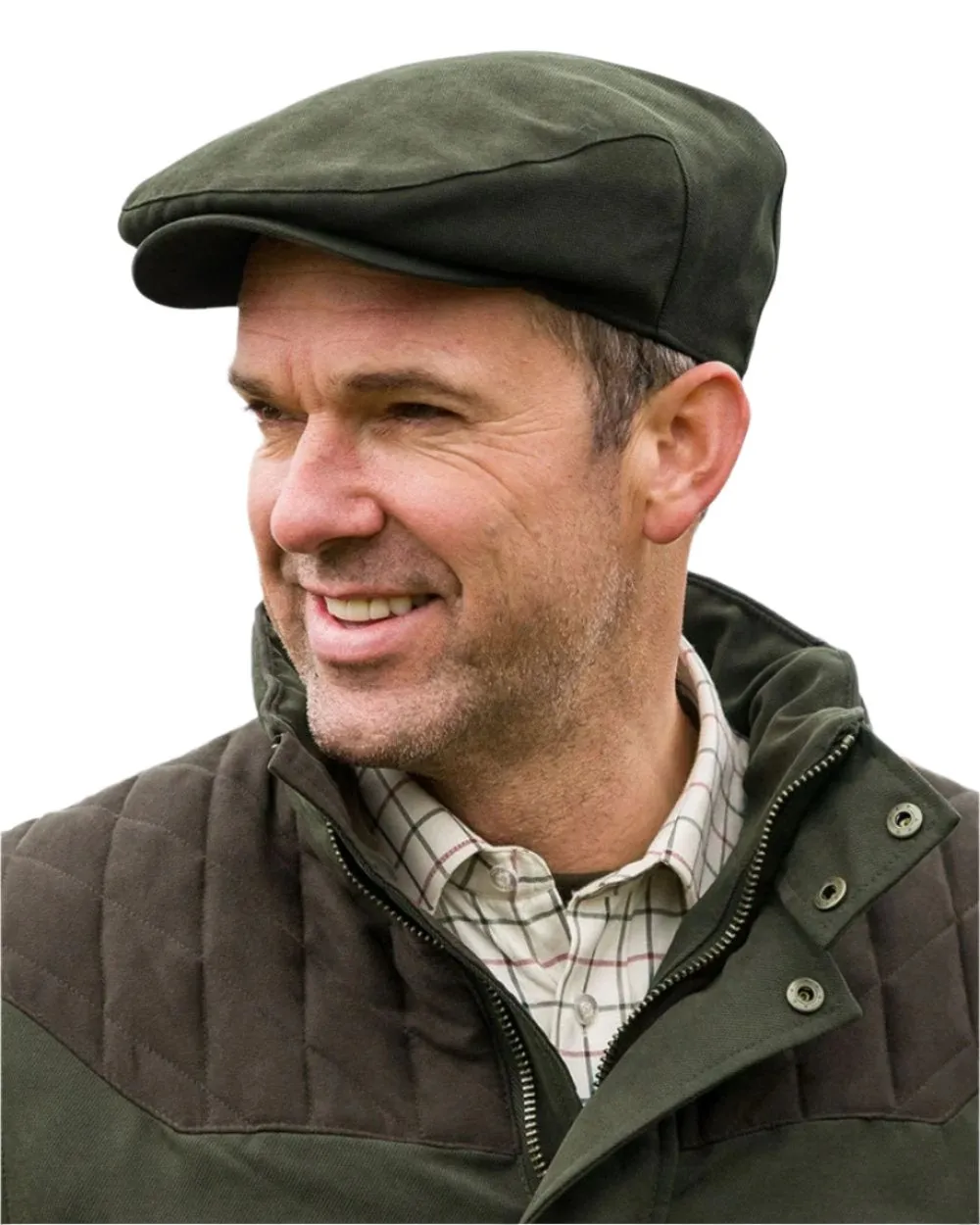 Hoggs of Fife Kincraig Waterproof Tweed Flat Cap