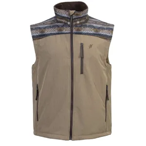 Hooey Men's Tan & Brown Aztec Vest