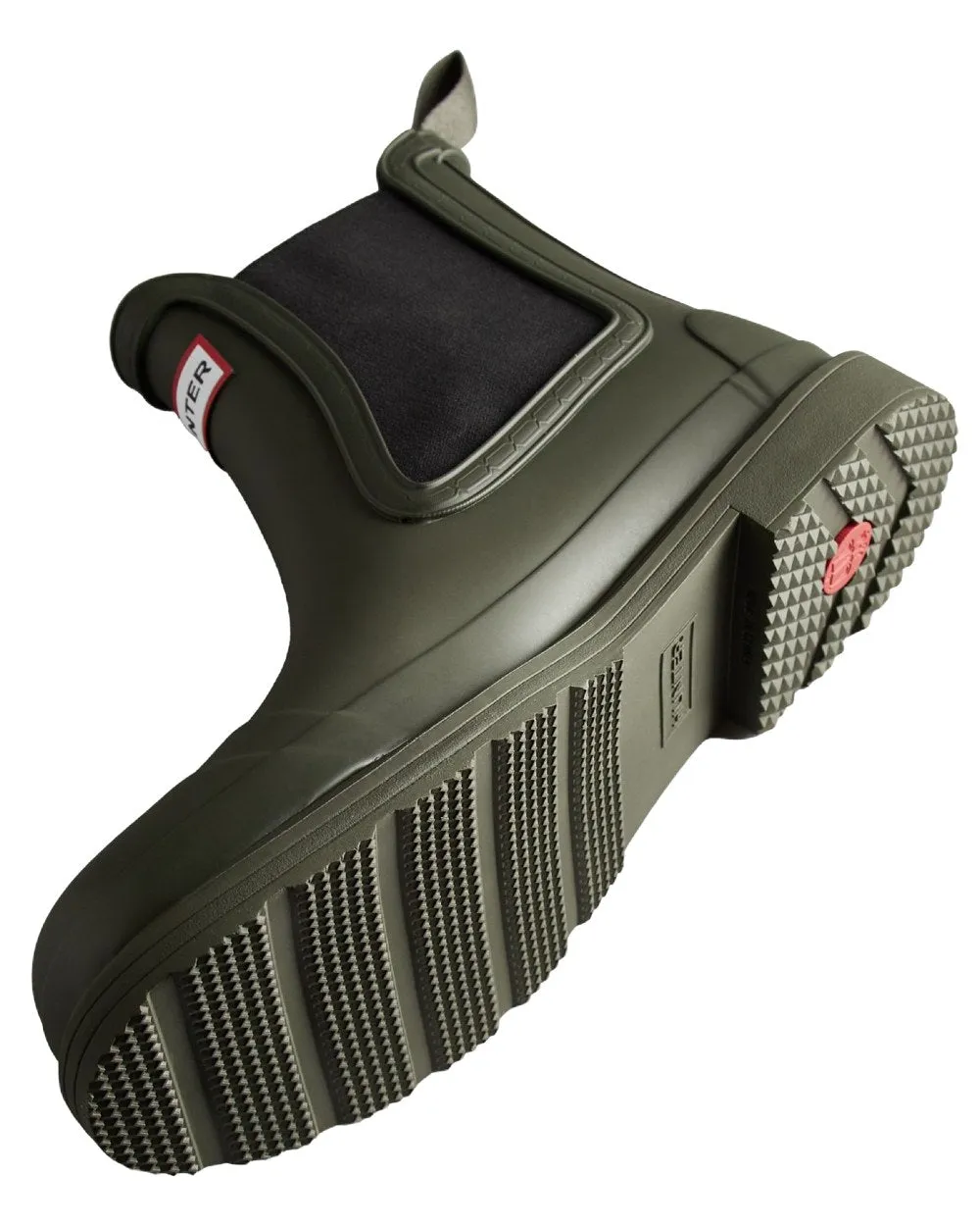 Hunter Mens Commando Chelsea Boots