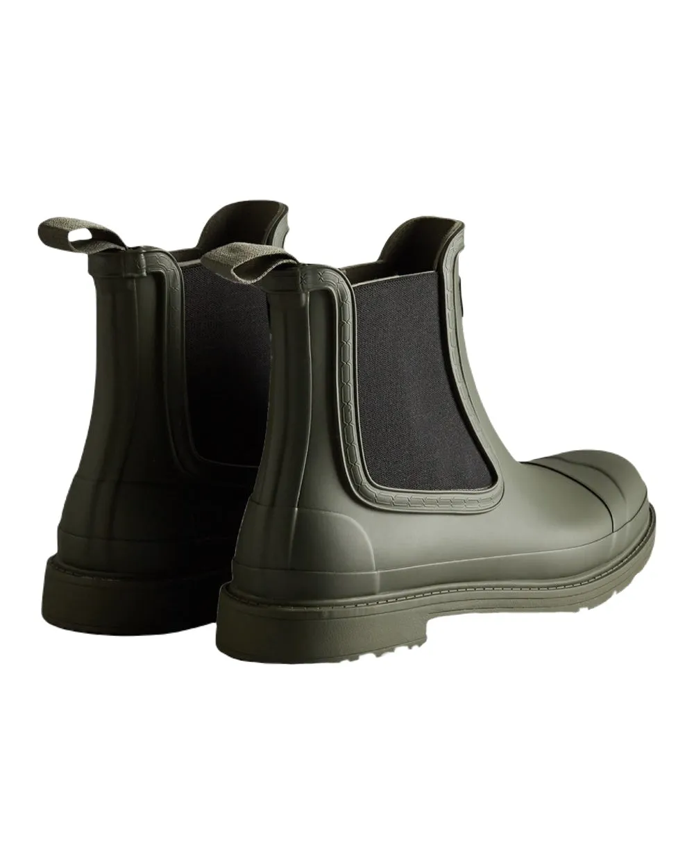 Hunter Mens Commando Chelsea Boots