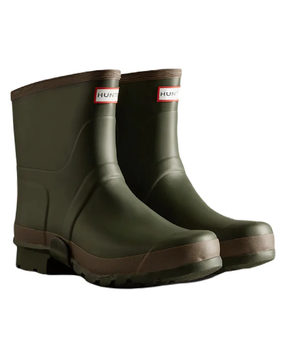 Hunter Mens Short Gardener Wellington Boots
