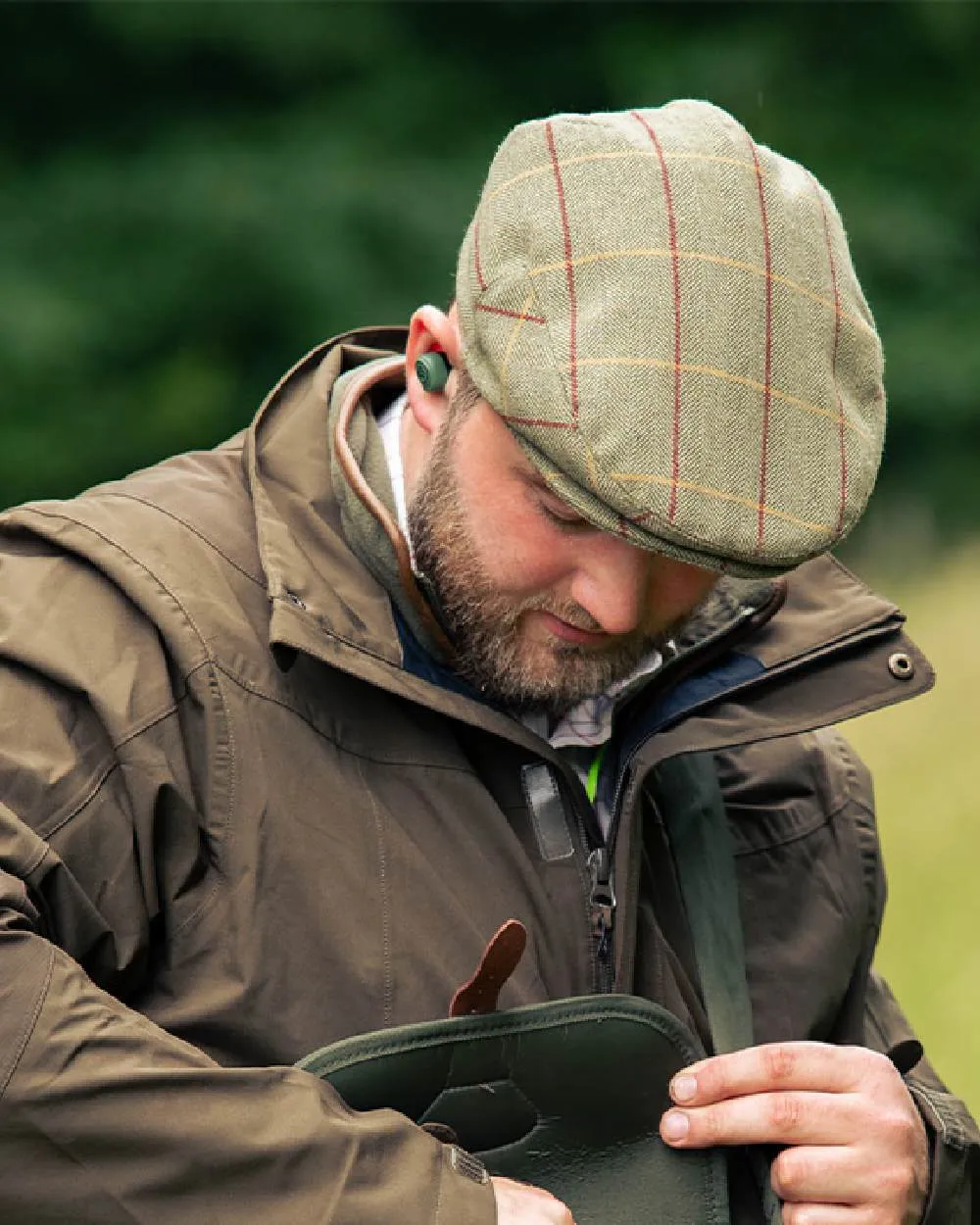 Jack Pyke Wool Blend Tweed Flat Cap