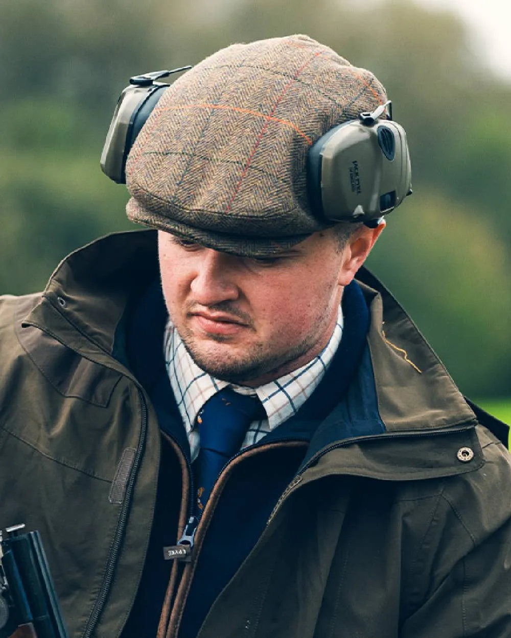 Jack Pyke Wool Blend Tweed Flat Cap