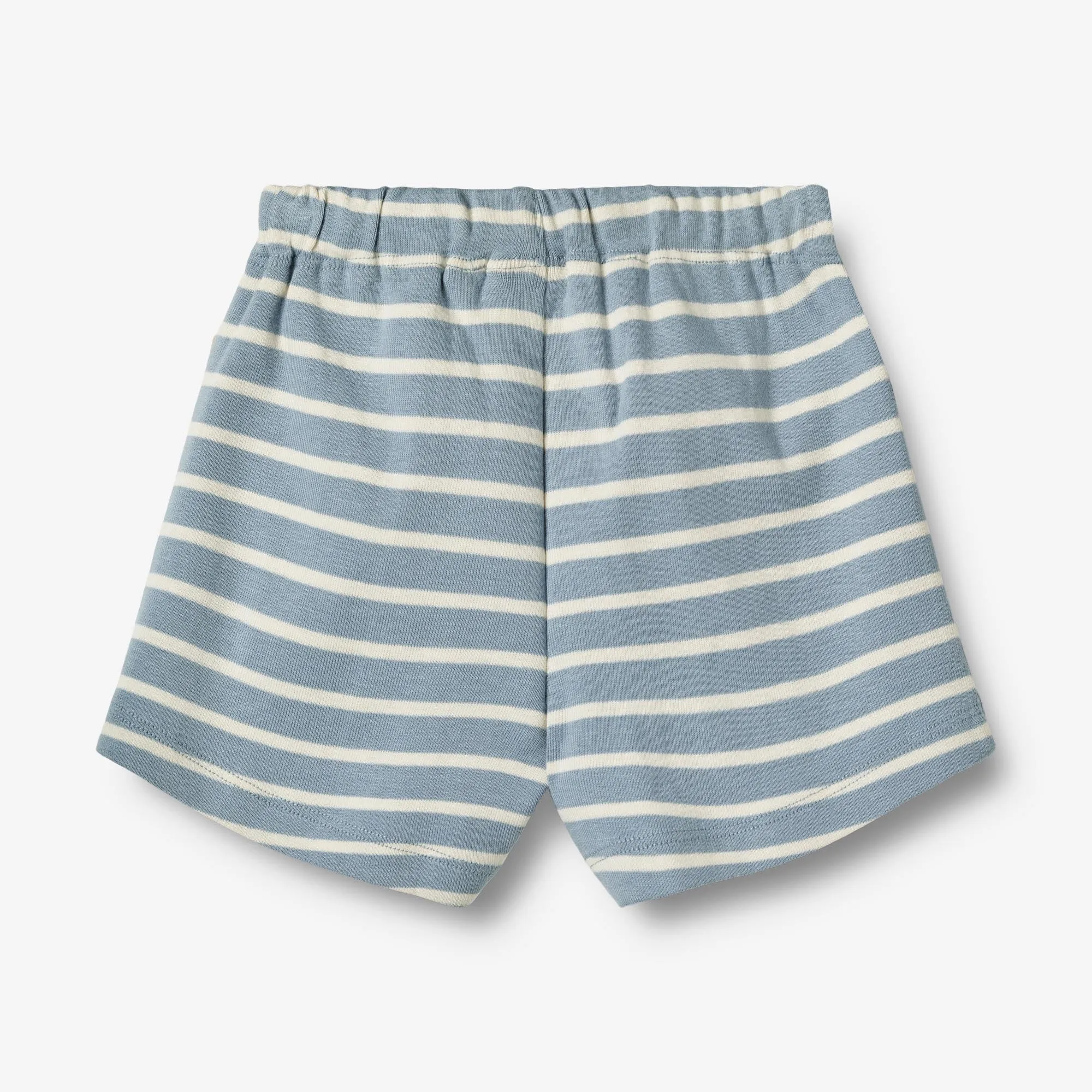 Jersey Shorts Vic | Baby - ashley blue stripe Wheat