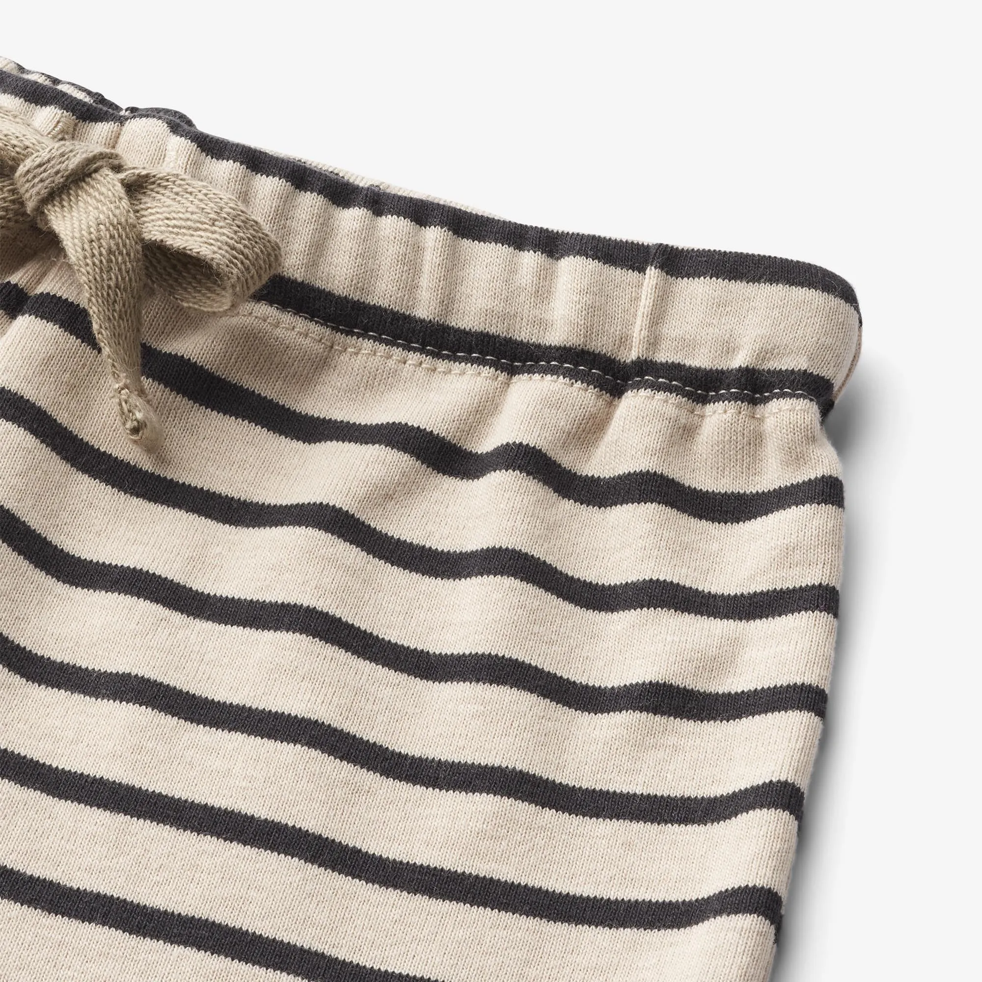 Jersey Shorts Vic - navy stripe Wheat