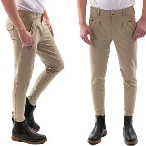 John Whitaker Clayton Mens Breeches With Grip Knee Patches