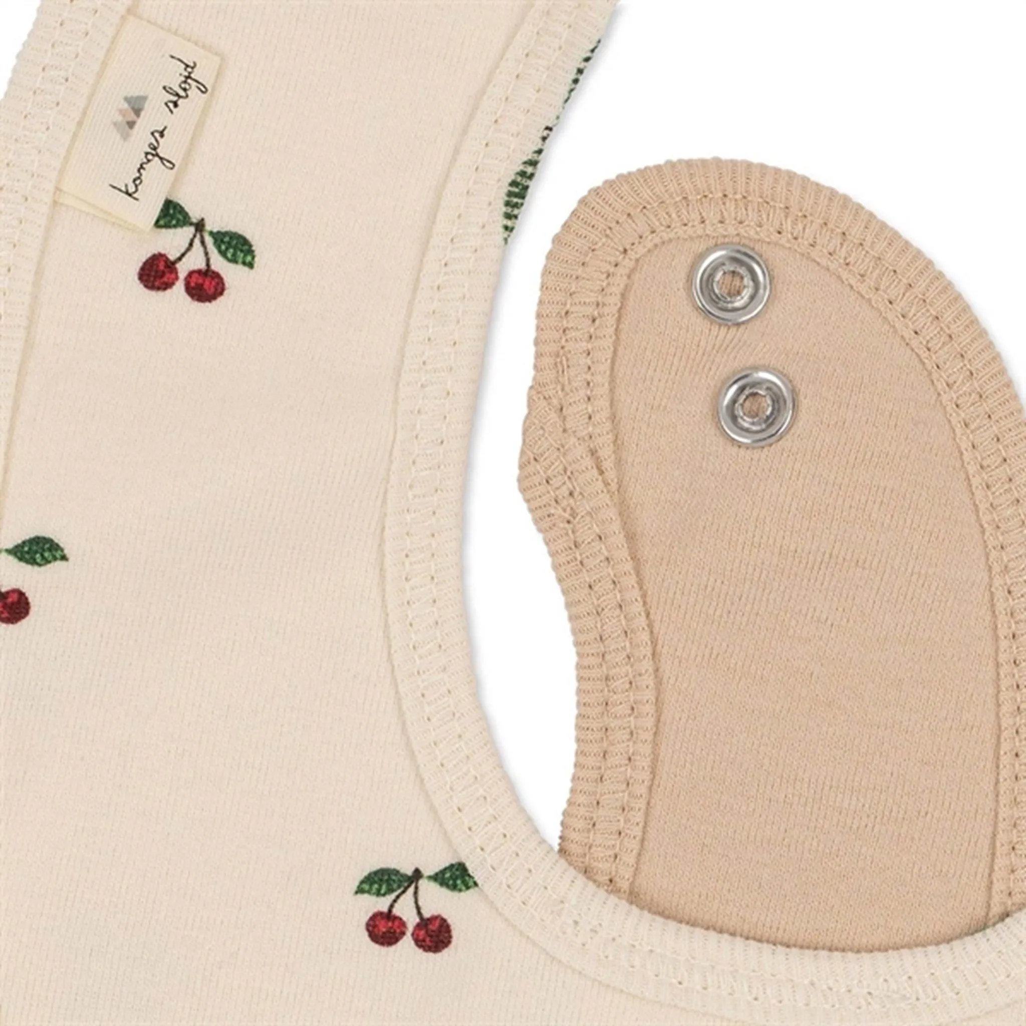 Konges Sljd Classic Bib 2-pack Cherry