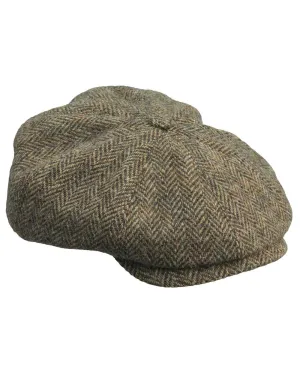 Laksen Lewis Tweed Bakerboy Cap