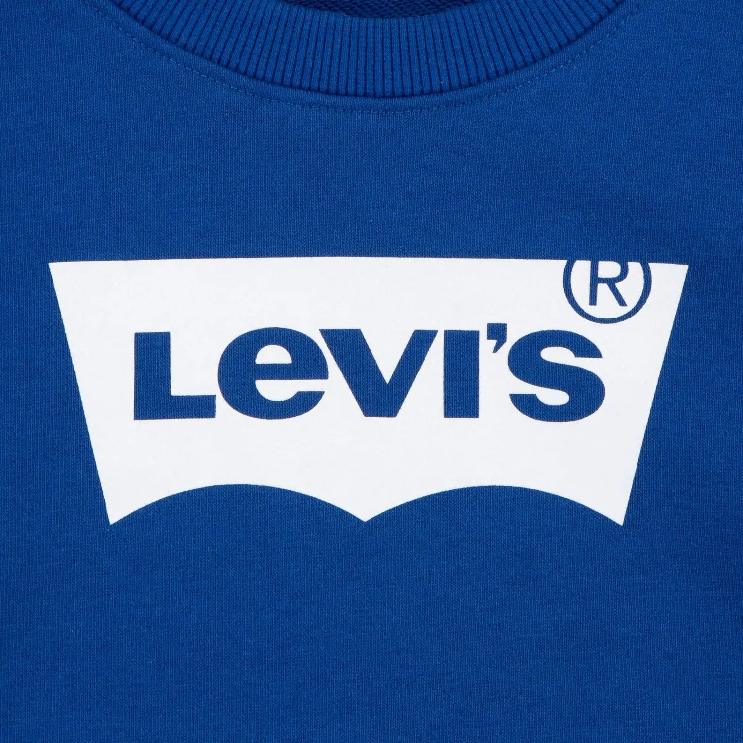 Levi's Blue/White French Terry Batwing Sweatshirt