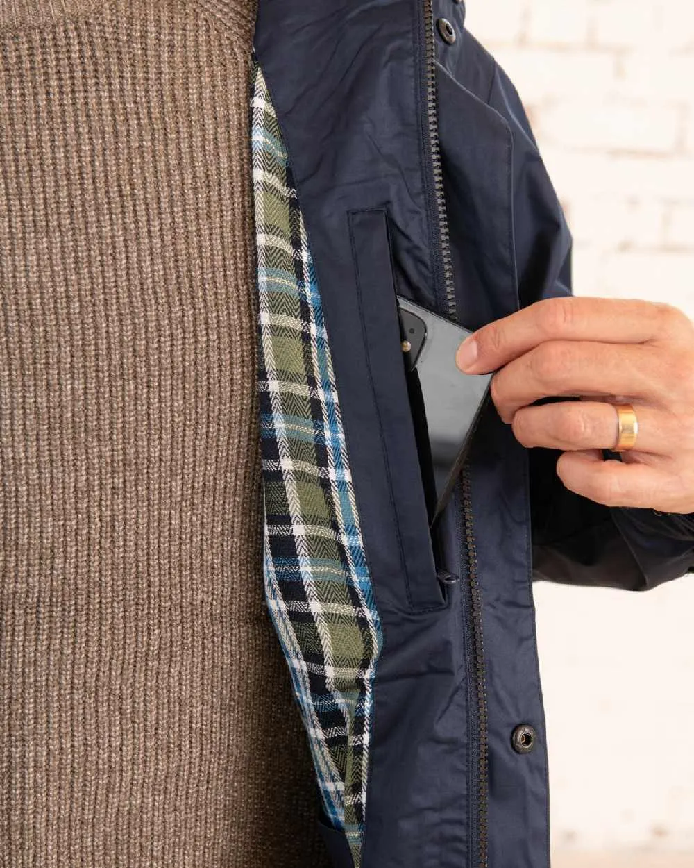 Lighthouse Mens Oxford Raincoat
