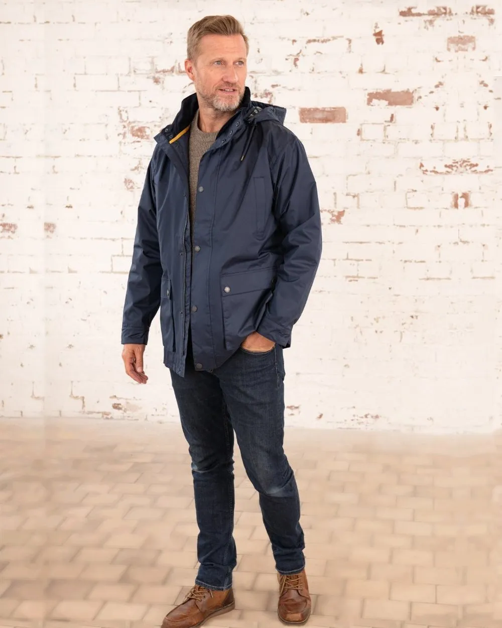 Lighthouse Mens Oxford Raincoat