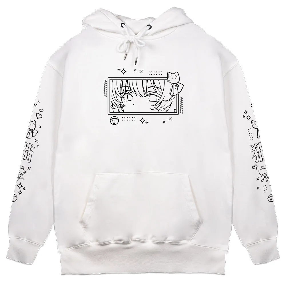 liljuju Cafe Cat Hoodie