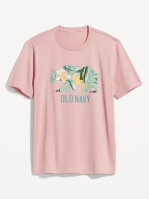 Logo-graphic Crew-neck T-shirt For Men