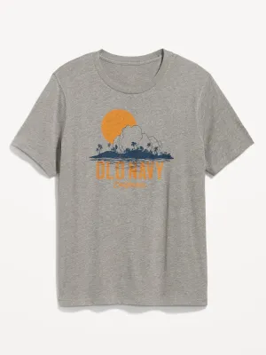 Logo-Graphic Crew-Neck T-Shirt for Men