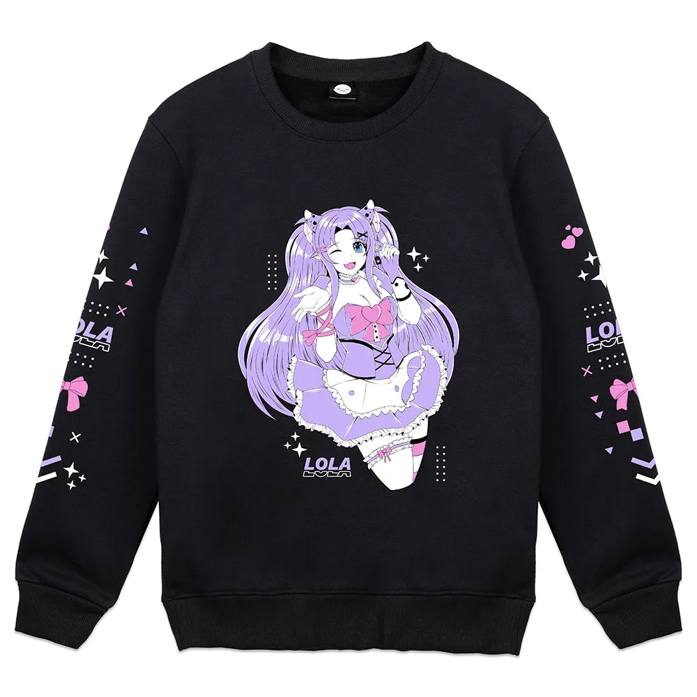 LolaBoba Boba Maid Crewneck