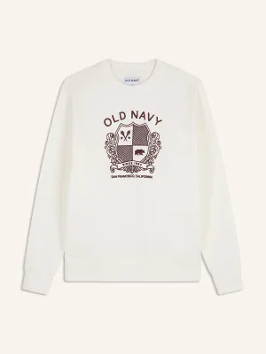 Long-Sleeve Logo Graphic Sweater for Men