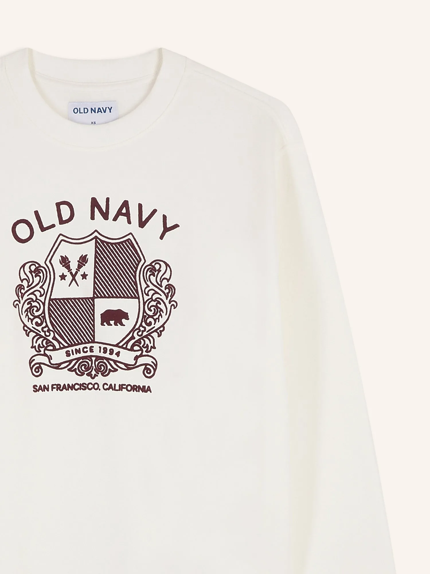 Long-Sleeve Logo Graphic Sweater for Men