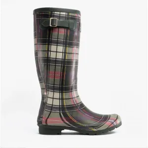 Lunar TARTAN Womens Rubber Wellingtons Green