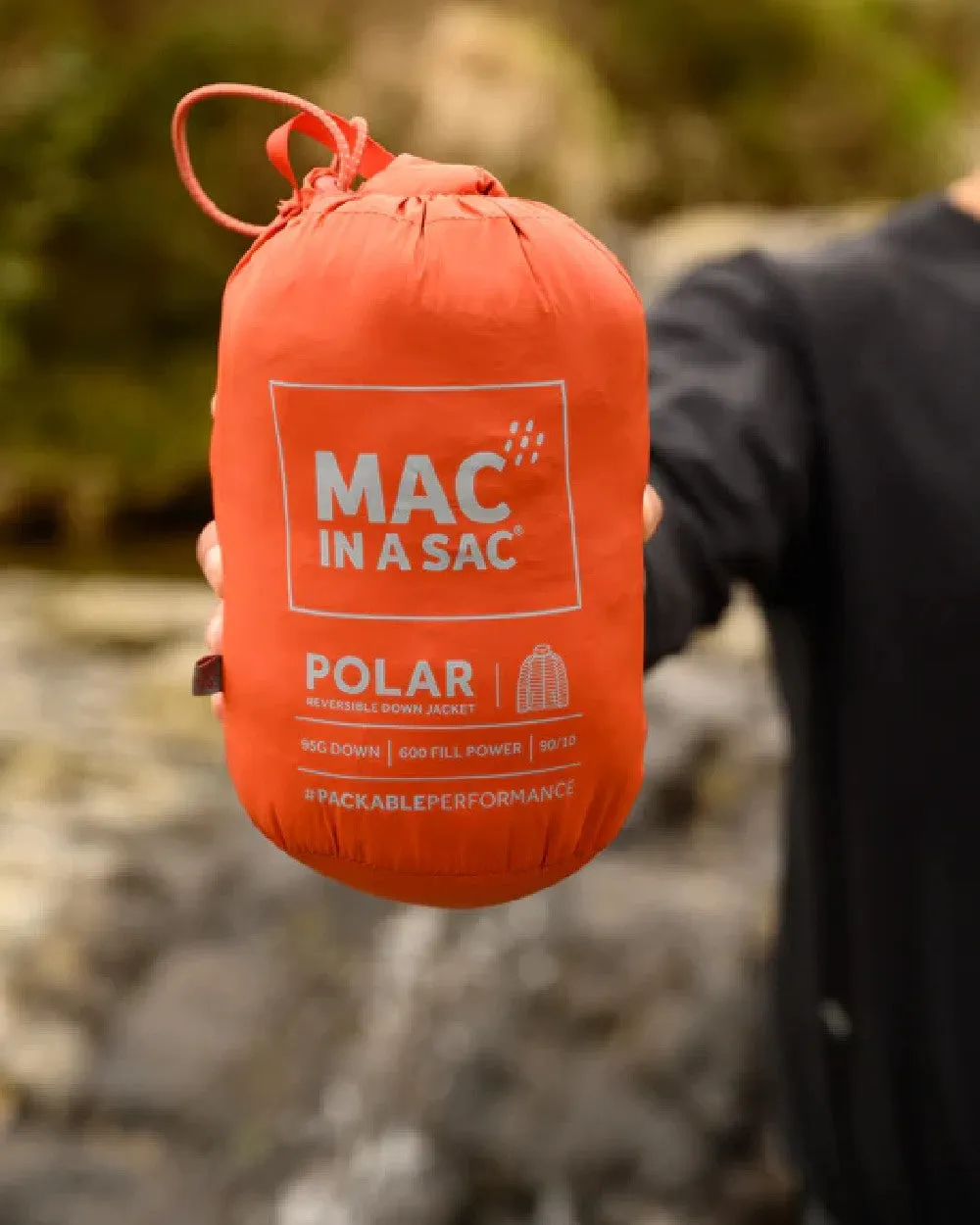 Mac In A Sac Mens Packable Polar Down Jacket