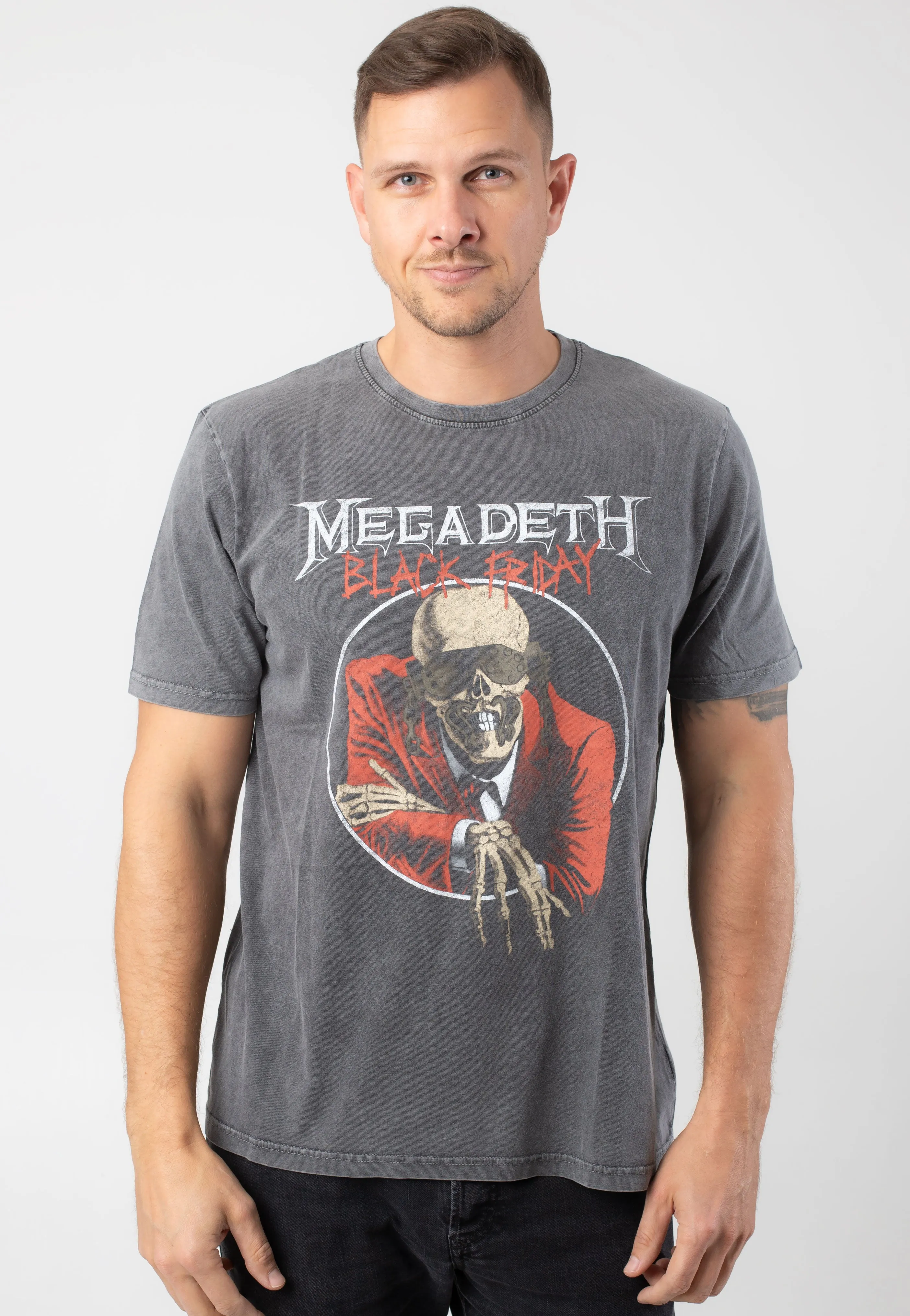Megadeth - Black Friday Stone Washed - T-Shirt
