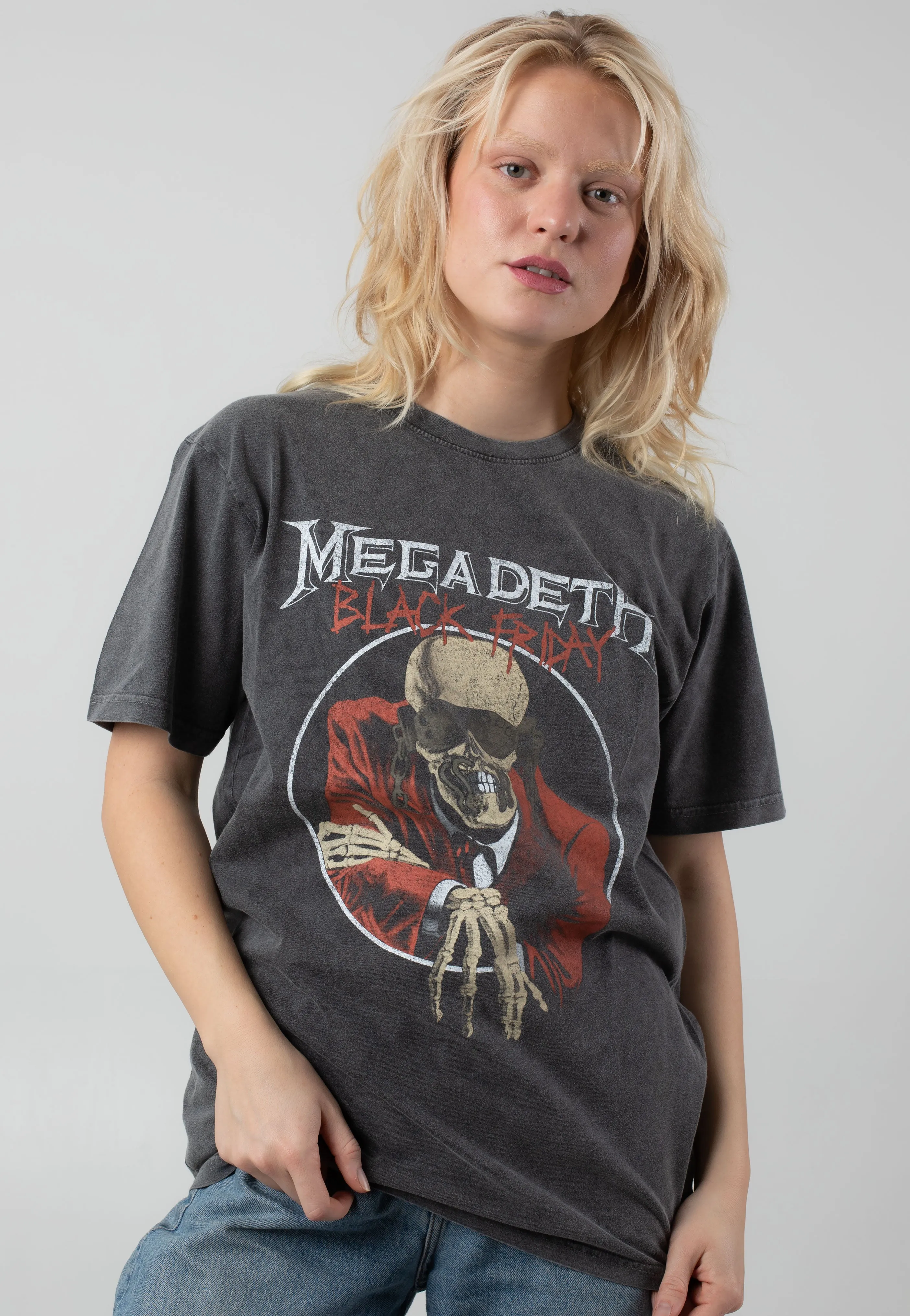 Megadeth - Black Friday Stone Washed - T-Shirt