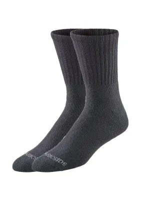 Men's 2 Pairs Work Socks,Black