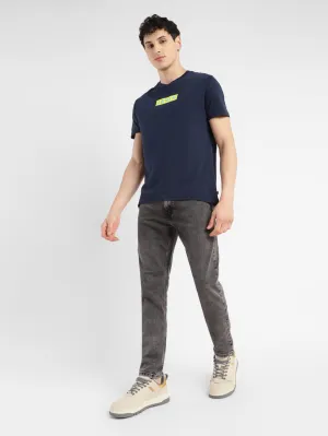 Men's 512 Black Slim Tapered Fit Mid Rise Jeans LEVI'S