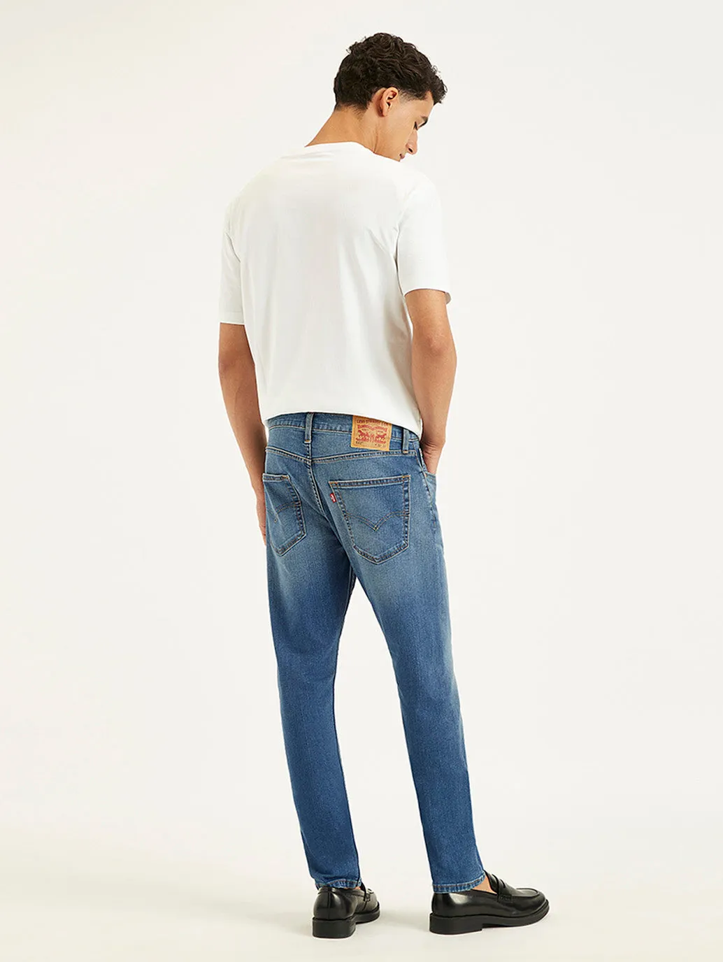 Men's 512 Blue Slim Tapered Fit Mid Rise Jeans LEVI'S