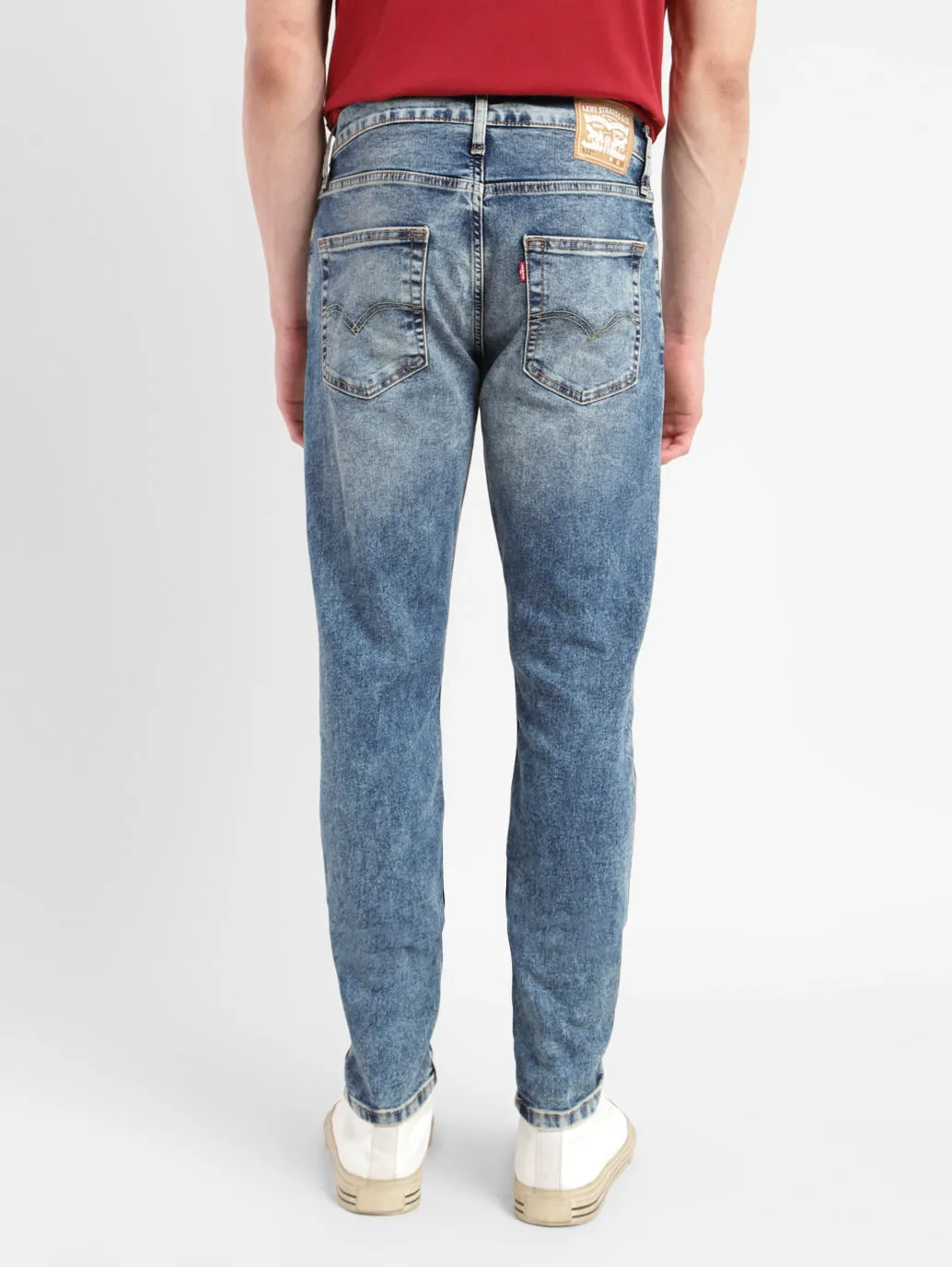 Men's 512 Blue Slim Tapered Fit Mid Rise Jeans LEVI'S
