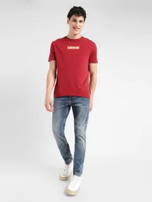 Men's 512 Blue Slim Tapered Fit Mid Rise Jeans LEVI'S
