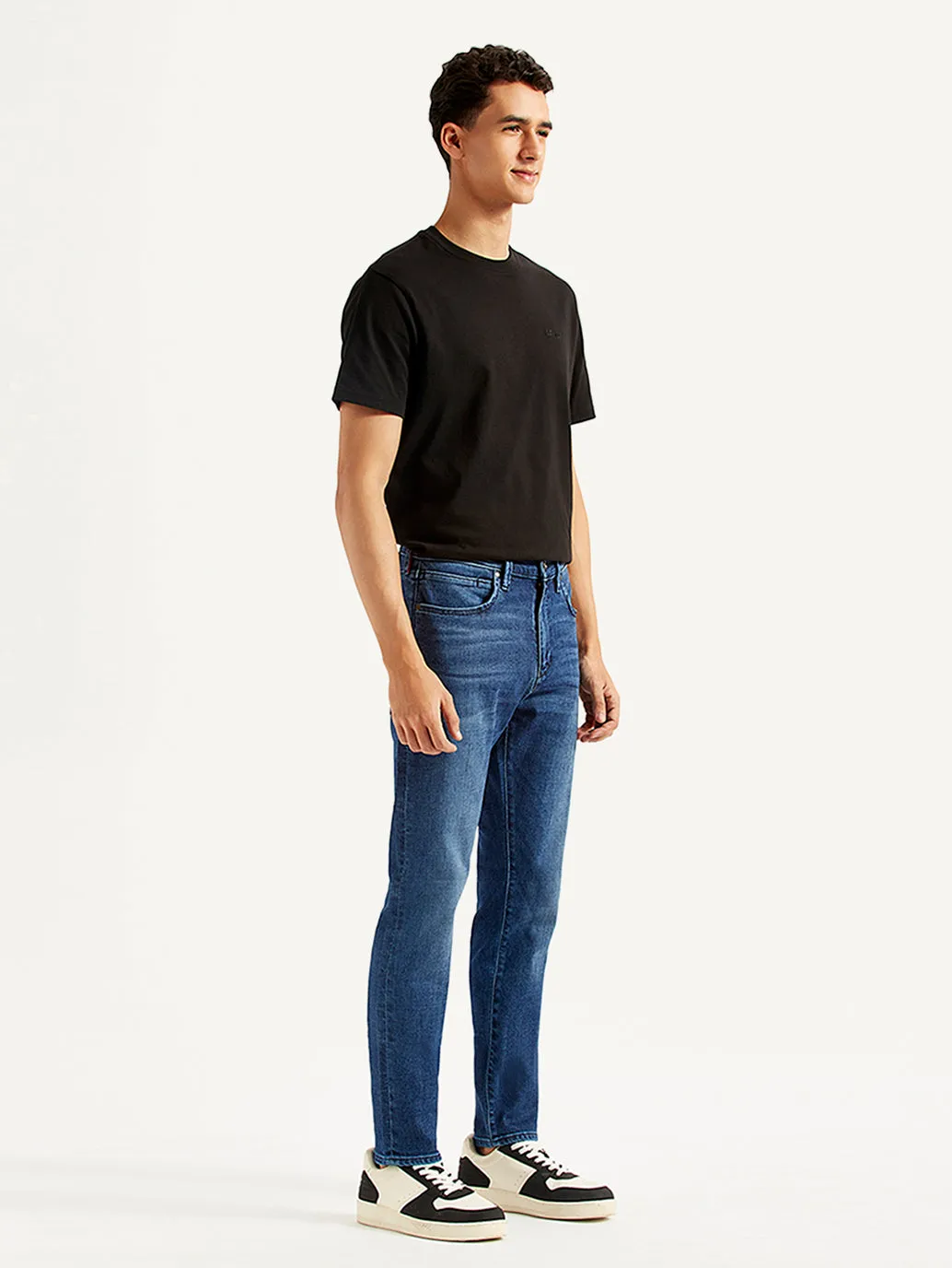 Men's 512 Blue Slim Tapered Fit Mid Rise Jeans LEVI'S