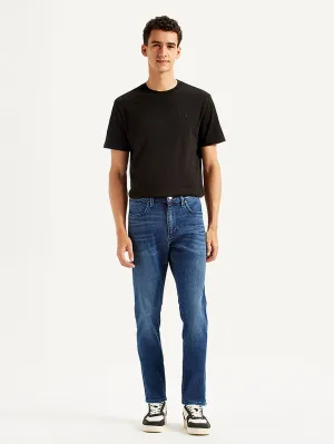 Men's 512 Blue Slim Tapered Fit Mid Rise Jeans LEVI'S