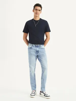 Men's 512 Blue Slim Tapered Fit Mid Rise Jeans LEVI'S