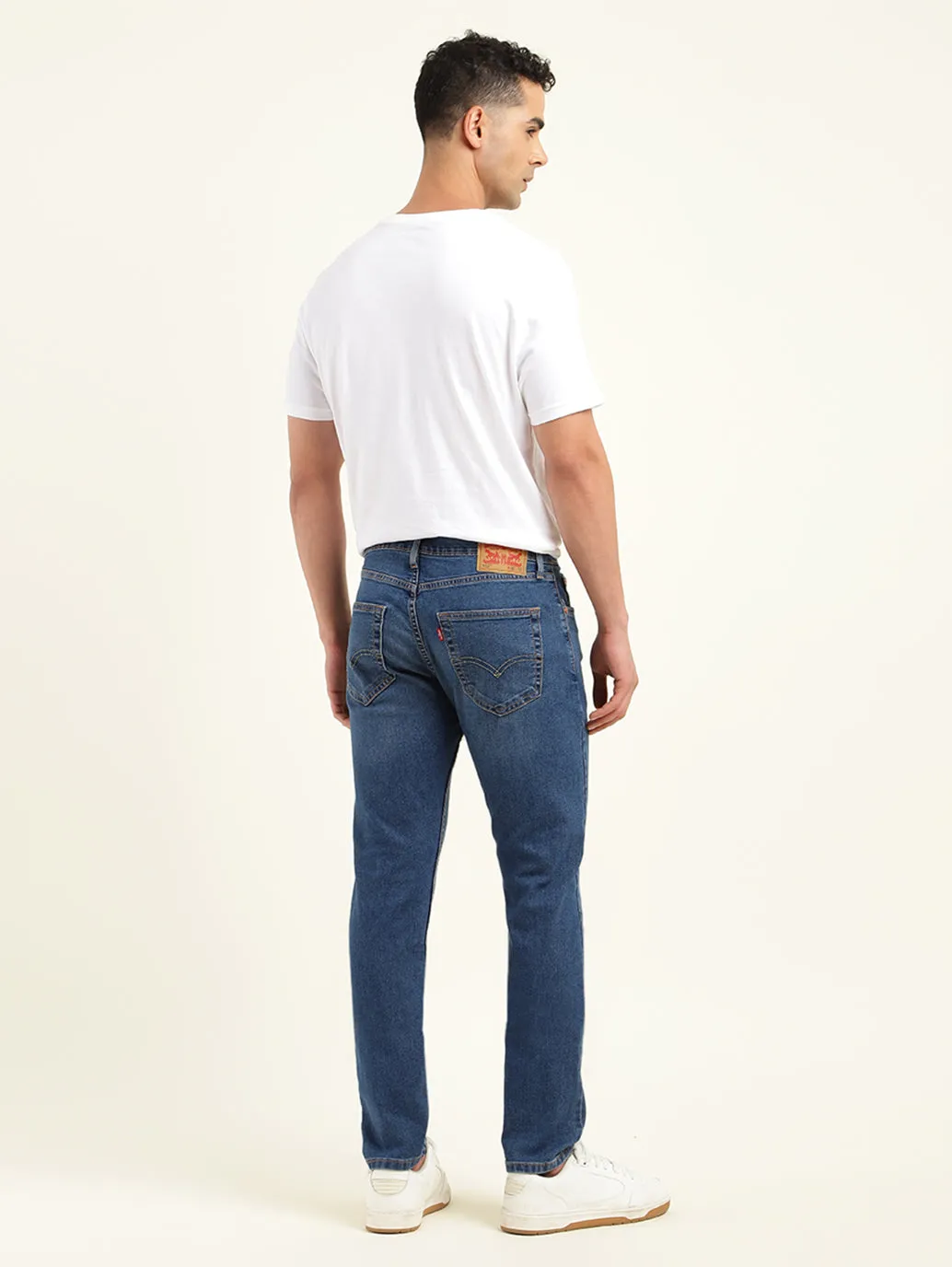 Men's 512 Blue Slim Tapered Fit Mid Rise Jeans LEVI'S