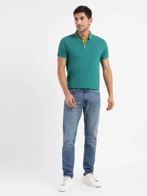 Men's 512 Blue Slim Tapered Fit Mid Rise Jeans LEVI'S