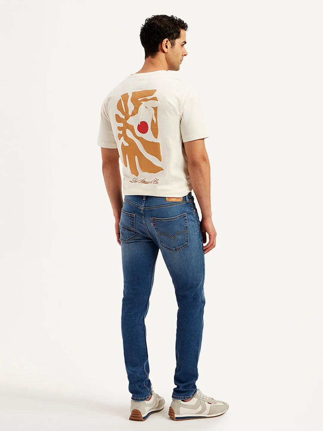 Men's 512 Blue Slim Tapered Fit Mid Rise Jeans LEVI'S