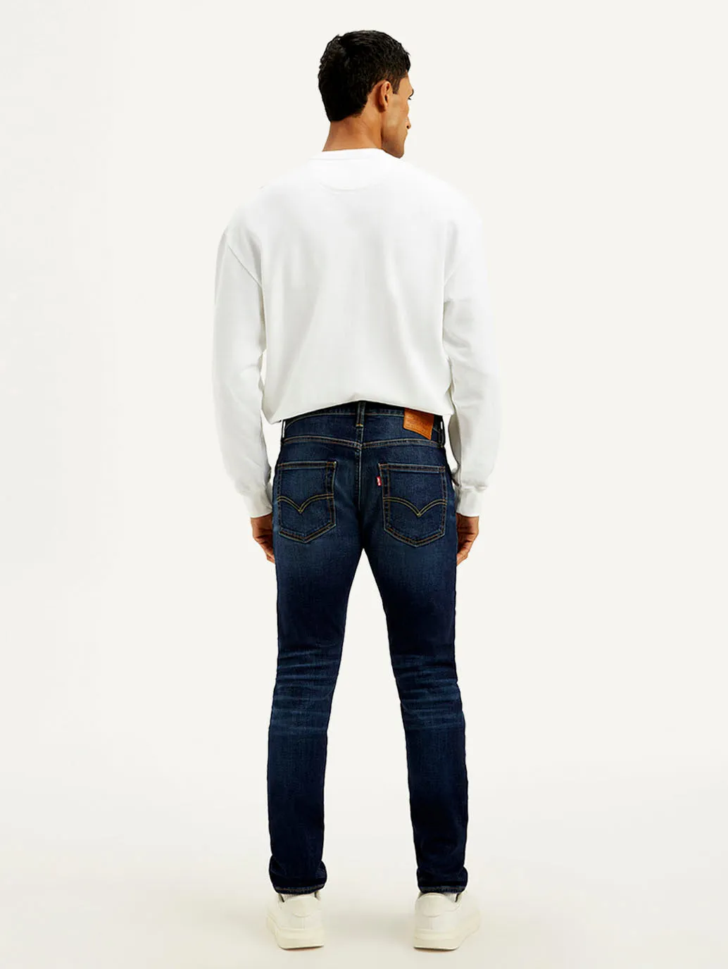 Men's 512 Dark Blue Slim Tapered Fit High Rise Jeans LEVI'S