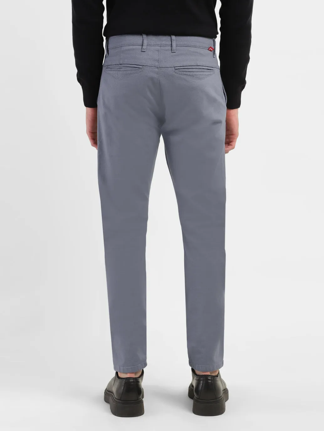 Men's 512 Grey Slim Tapered Fit Trousers LEVI'S