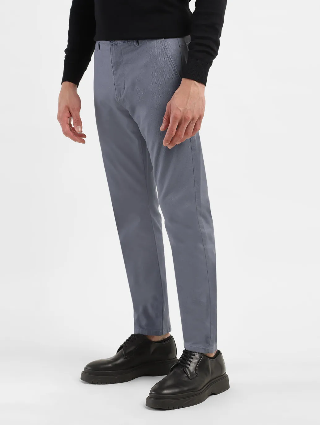 Men's 512 Grey Slim Tapered Fit Trousers LEVI'S