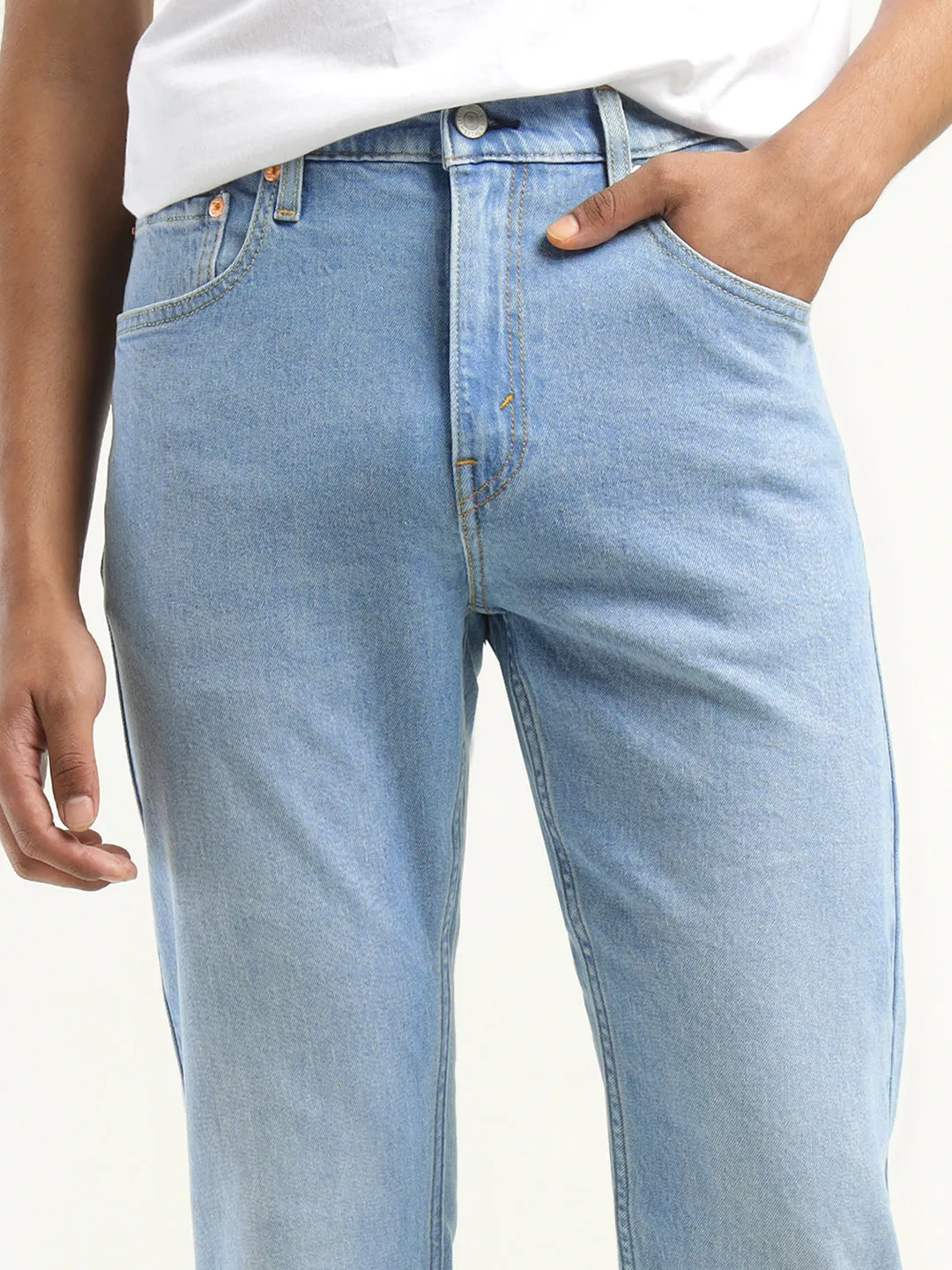 Men's 512 Indigo Slim Tapered Fit Mid Rise Jeans LEVI'S