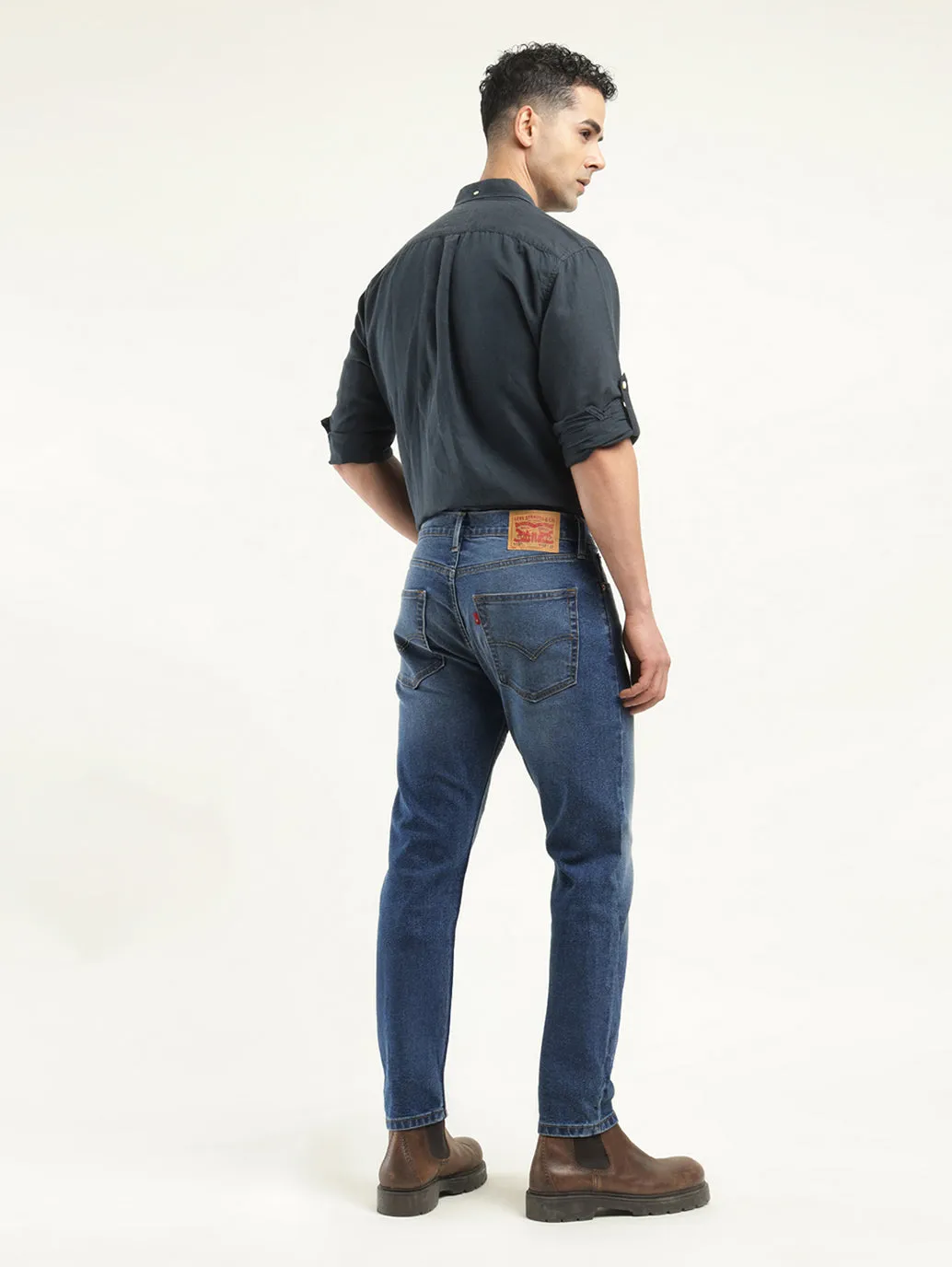 Men's 512 Indigo Slim Tapered Fit Mid Rise Jeans LEVI'S
