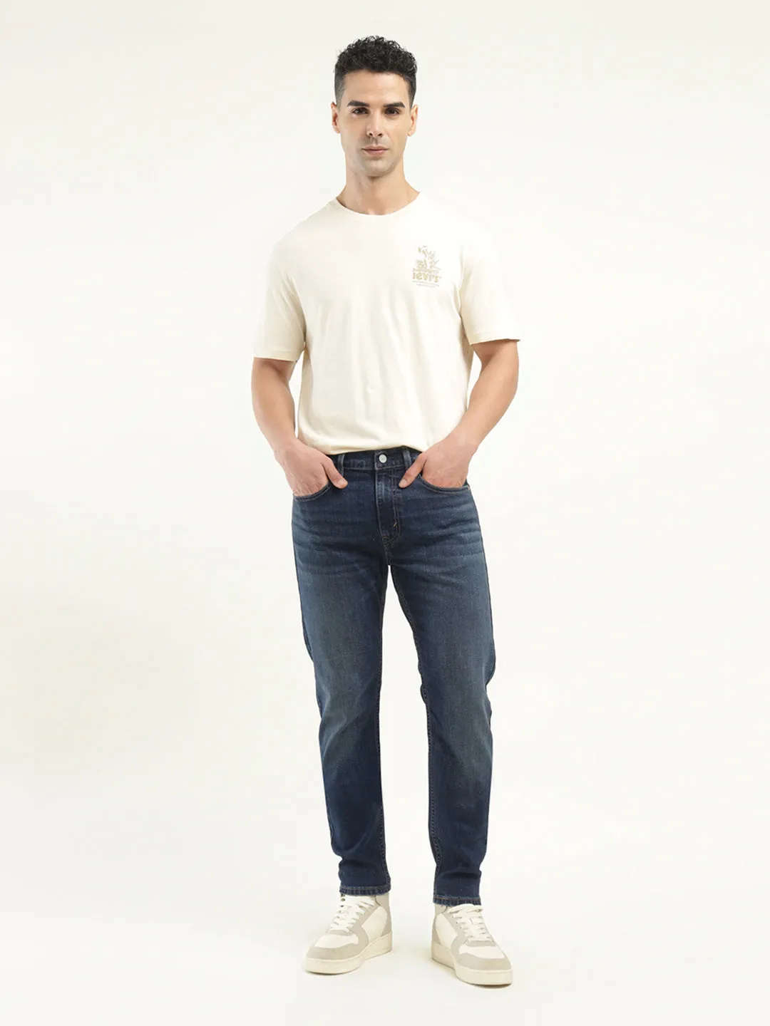 Men's 512 Indigo Slim Tapered Fit Mid Rise Jeans LEVI'S