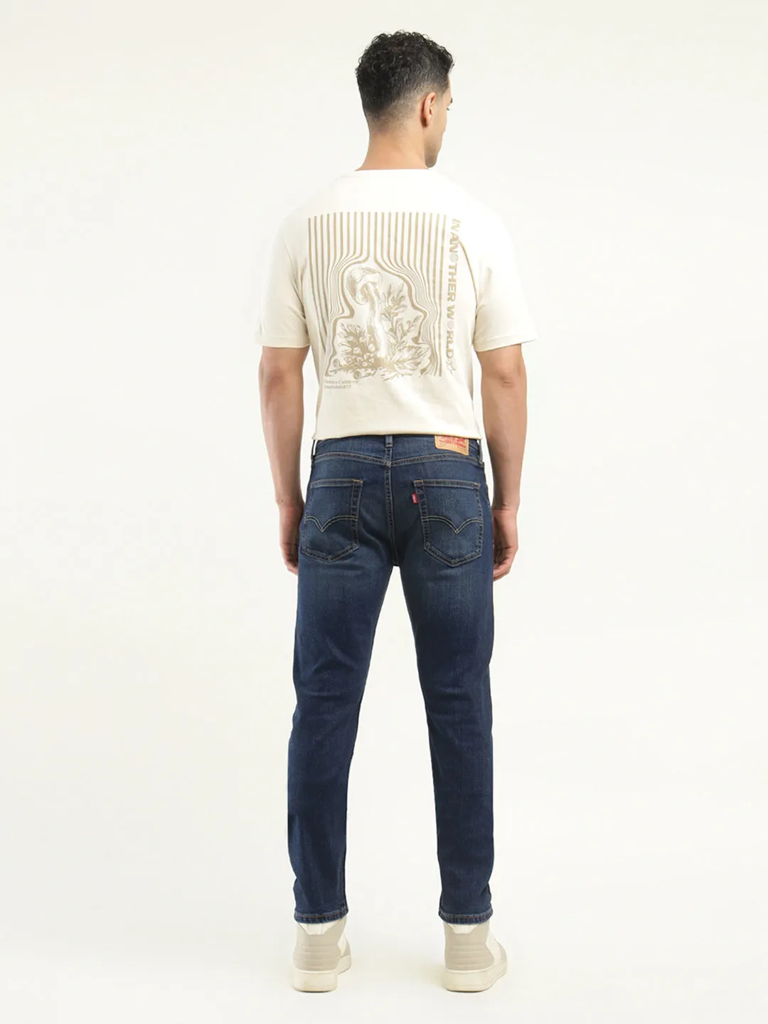 Men's 512 Indigo Slim Tapered Fit Mid Rise Jeans LEVI'S