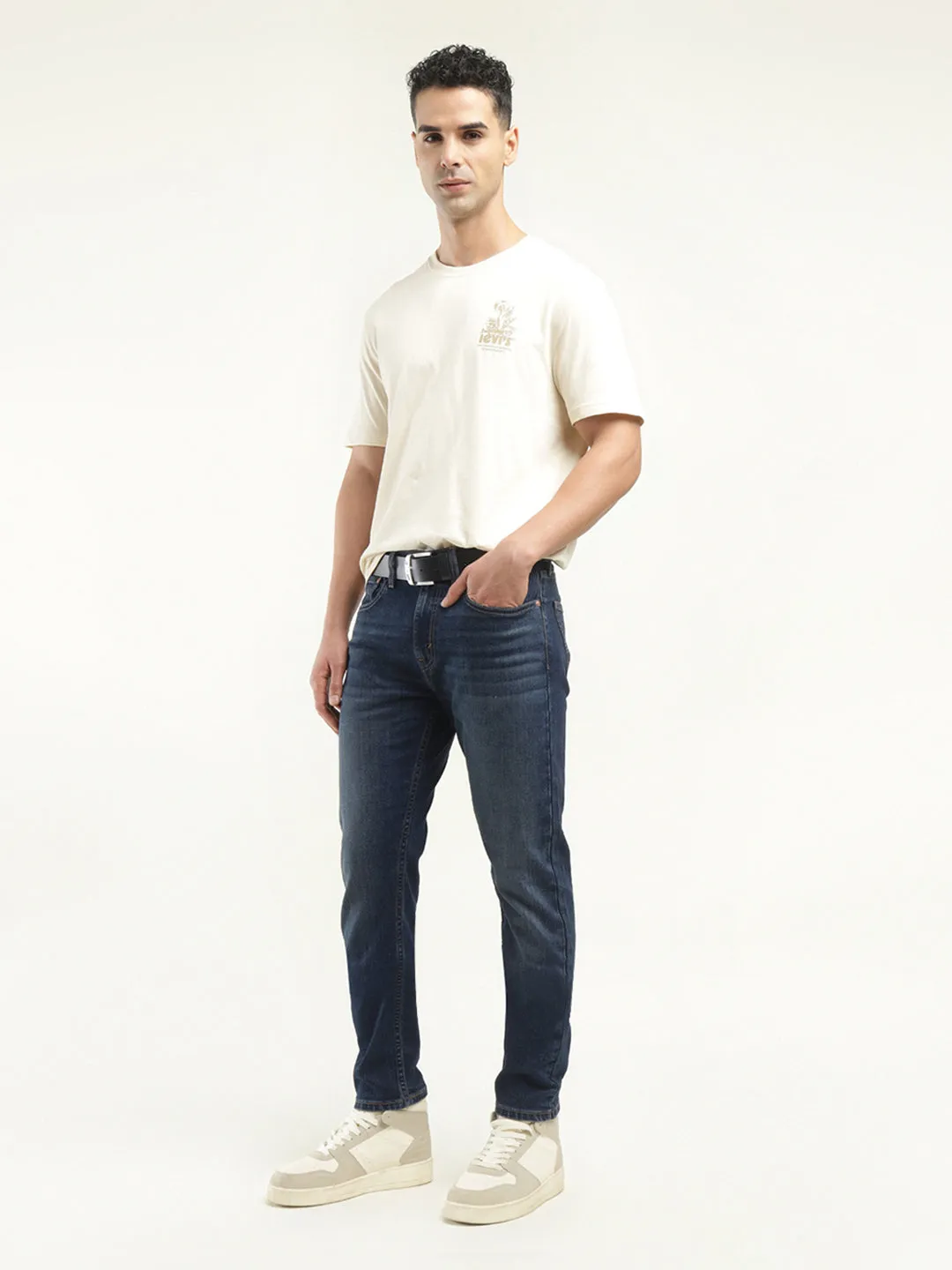 Men's 512 Indigo Slim Tapered Fit Mid Rise Jeans LEVI'S