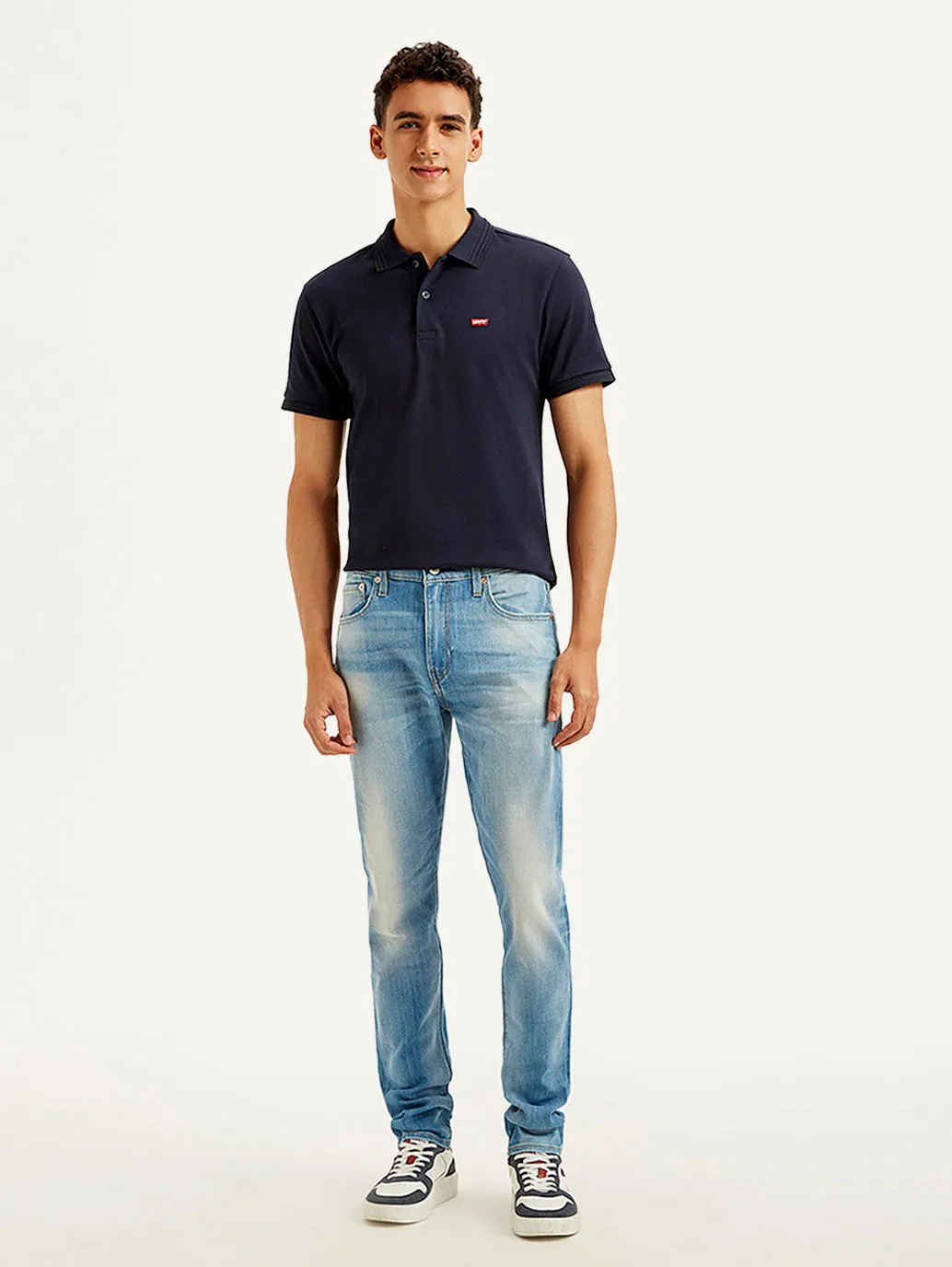 Men's 512 Light Blue Slim Tapered Fit Mid Rise Jeans LEVI'S